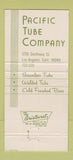 Matchbook Cover - Patco Pacific Tube Los Angeles CA 30 Strike