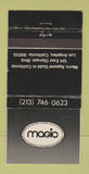 Matchbook Cover - Magic Men's Clothes Guild Los Angeles CA 30 Strike