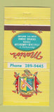 Matchbook Cover - Mario's Italian Restaurant Ocean City MD 30 Strike