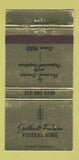 Matchbook Cover - Godhardt Tomlinson Funeral Home 30 Strike