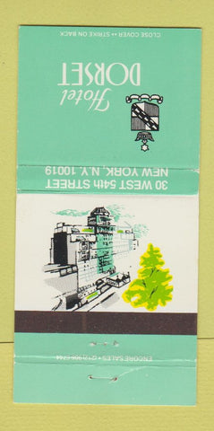 Matchbook Cover - Hotel Dorset New York City 30 Strike