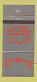 Matchbook Cover - Le Villageois Restaurant New York City WEAR 30 Strike