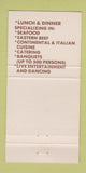 Matchbook Cover - Joe Julian's Restaurant 30 Strike