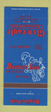 Matchbook Cover Bronco Inn Denver Colorado Glen Eagle Northglenn WEAR 30 Strike