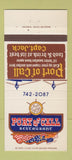 Matchbook Cover - Port of Call Restaurant Salisbury MD 30 Strike