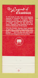 Matchbook Cover - Erawan Garden Hotel Indian Wells CA 30 Strike