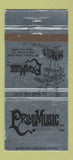 Matchbook Cover - Primo Music Walnut Creek CA 30 Strike