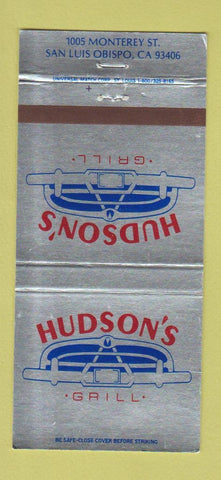Matchbook Cover - Hudson's San Luis Obisop CA 30 Strike