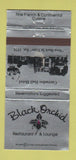 Matchbook Cover - Black Orchid Annandale VA Leesburg 30 Strike