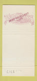 Matchbook Cover - Kaminstky's Cafe Charleston SC 30 Strike