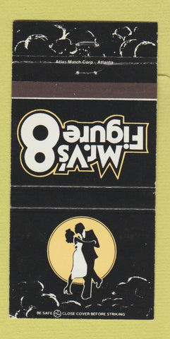 Matchbook Cover - Mr V's Figure 8 Atlanta GA Disco 30 Strike