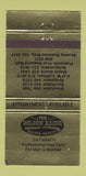 Matchbook Cover - Golden Razor Barber Shop Arlington? VA 30 Strike