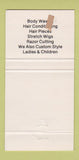 Matchbook Cover - Golden Razor Barber Shop Arlington? VA 30 Strike