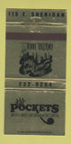 Matchbook Cover - Pockets Bar? WEAR 30 Strike