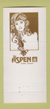 Matchbook Cover - Aspen Best Western Parsippany NJ WEAR 30 Strike