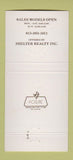 Matchbook Cover - Bear's Paw Country Club Naples FL WEAR 30 Strike