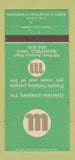 Matchbook Cover - Mansfield Building and Loan OH 30 Strike