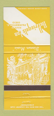Matchbook Cover - Hellriegel's Inn Painesville OH 30 Strike