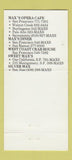 Matchbook Cover Max's Restaurants San Francisco Palo Alto San Jose CA 30 Strike