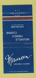 Matchbook Cover - Maureen Nouvelle French Restaurant Philadelphia PA 30 Strike