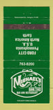 Matchbook Cover - Michael's Restaurant Ford City PA WEAR 30 Strike