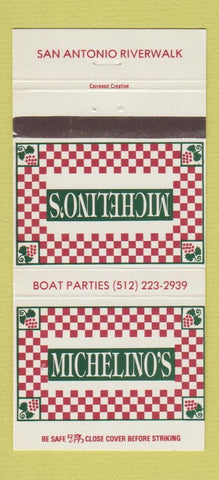 Matchbook Cover - Michelino's San Antonio TX 30 Strike