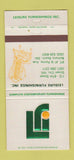 Matchbook Cover - Leisure Furnishings Bethany Beach DE Ocean City MD 30 Strike