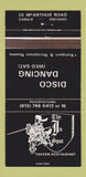 Matchbook Cover - The In Spot Tavern Restaurant Disco Vanier ON 30 Strike