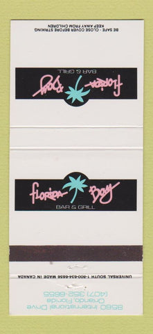 Matchbook Cover - Florida Bay Bar Grill Orlando FL 30 Strike