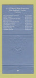 Matchbook Cover - San Antonio Country Club TX 30 Strike