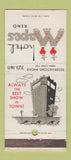 Matchbook Cover - Hotel Mapes Reno NV WEAR 30 Strike