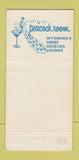 Matchbook Cover - Gladstone Hotel Casper WY #2 WEAR 30 Strike
