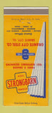 Matchbook Cover - Granite City Steel IL steel siding roofing 30 Strike