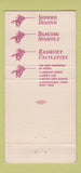 Matchbook Cover - The Lancer Restaurant Reno NV 30 Strike