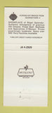 Matchbook Cover - Tom Sarris' Orleans House Arlington VA 30 Strike