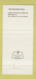 Matchbook Cover - Rice Unruh Steamship Agent Philadelphia Boston 30 Strike