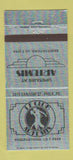 Matchbook Cover - Le Club Artemis Philadelphia PA 30 Strike
