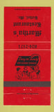 Matchbook Cover - Martha's Restaurant Bethel ME RED 30 Strike