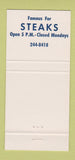 Matchbook Cover - The Mariner's Inn Madison WI 30 Strike