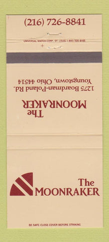 Matchbook Cover - The Moonraker Youngstown OH 30 Strike