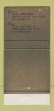 Matchbook Cover - The Garland girlie Westlake Mayfield Heights OH WEAR 30 Strike