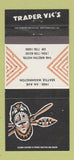 Matchbook Cover - Trader Vic's Tiki Seattle WA Westin Hotel 30 Strike