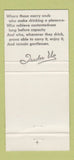Matchbook Cover - Trader Vic's Tiki Seattle WA Westin Hotel 30 Strike