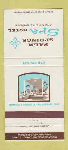 Matchbook Cover - Palm Springs Spa Hotel CA 30 Strike