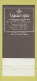 Matchbook Cover - Raphael Hotels Chicago IL Kansas City MO 30 Strike