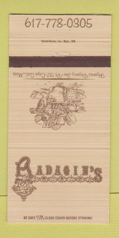 Matchbook Cover - Radagin's Hyannis Regency Inn MA 30 Strike
