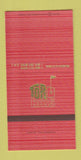 Matchbook Cover - Toro Hills Golf Florien LA 30 Strike