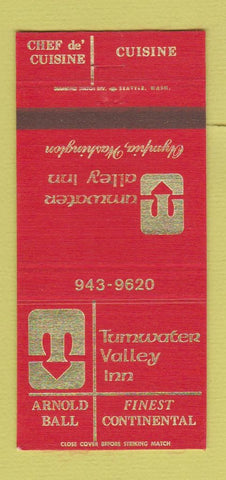 Matchbook Cover - Tumwater Valley Inn Olympia WA 30 Strike