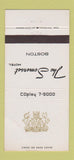 Matchbook Cover - The Somerset Hotel Boston MA 30 Strike
