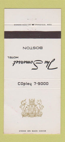 Matchbook Cover - The Somerset Hotel Boston MA 30 Strike